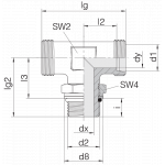 Соединение с контргайкой 24-SDAT-S38-M48F