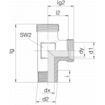 Соединение штуцерное 24-SDL-LL4-R1/8T