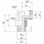 Соединение с контргайкой 24-SDAE-S38-G11/2E