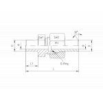 Прямые резьбовые соединения со сварным конусом - стандартное исполнение