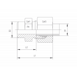Прямые резьбовые соединения ASV - с накидной гайкой типа SC
