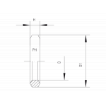DKR - уплотнительные кольца с кромкой для внешней резьбы - WHV / THV