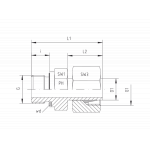 Витворт - цилиндрический - заранее собранный - SC