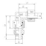 Резьбовые соединения EW - метрическая резьба - стандартное исполнение