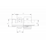 Витворт - цилиндрическая резьба - Б - стандартное исполнение