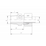 Витворт - коническая резьба - стандартное исполнение