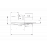 Витворт - коническая резьба - стандартное исполнение