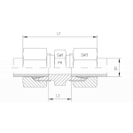 Прямые резьбовые соединения GV - с накидной гайкой типа SC