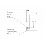 Пластиковые уплотнительные кольца для поворотных резьбовых соединений WHV / THV
