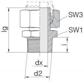 Соединение штуцерное 24-SWSDS-S30-N11/4T