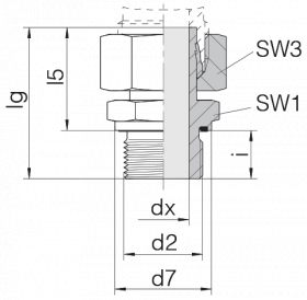 Соединение штуцерное 24-SWSDS-S8-M14E