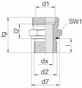 Соединение штуцерное 24-SDS-S10-G1/4E