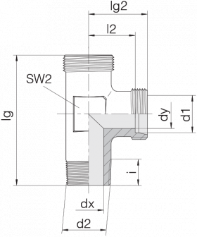 Соединение штуцерное 24-SDL-S16-R1/2T