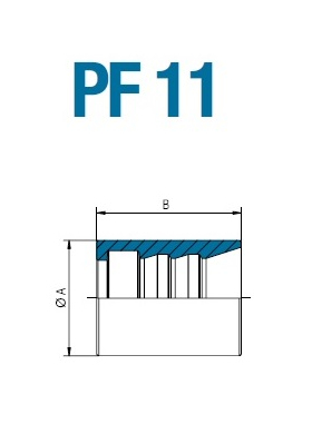 Муфта обжимная PF 11 13