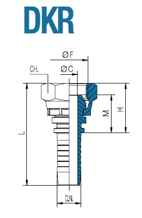 Фитинг  DKR 1/4" 08