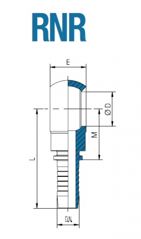 Фитинг  RNR 5/8" 13